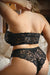 Lace Bandeau Top and Panty Set: Queen Size