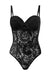 Black Lace Pushup Lace Teddy