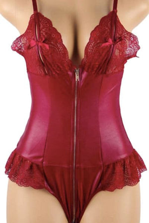 Red Zipper Teddy